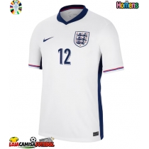 Camisa de Futebol Inglaterra Kieran Trippier #12 Equipamento Principal Europeu 2024 Manga Curta